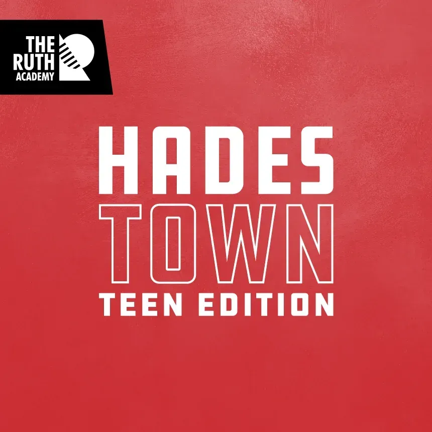 A red background with 