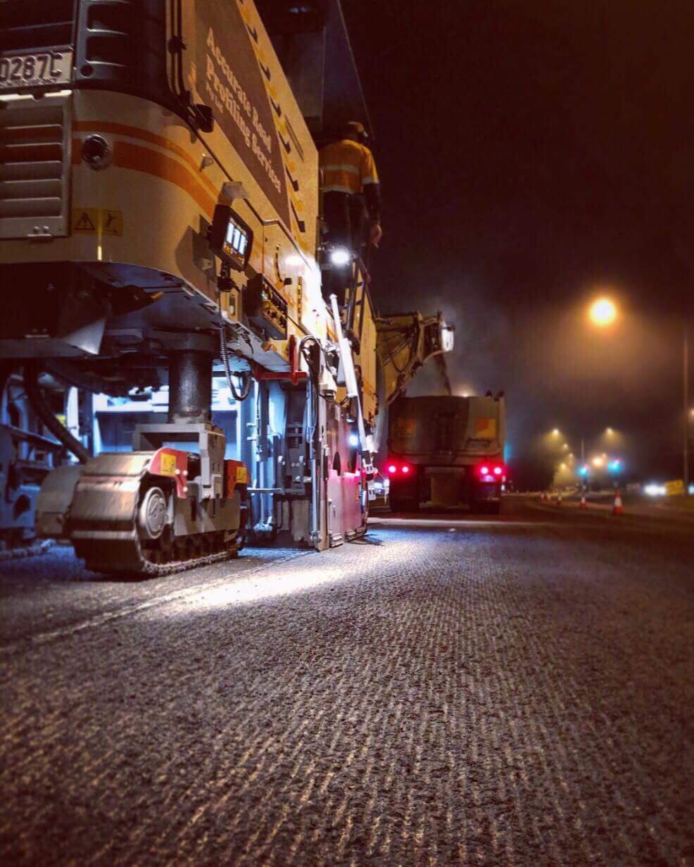 Asphalt Road With Removed Surface — Road Profiling in Caboolture, QLD