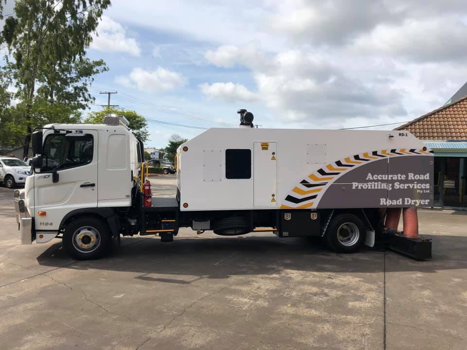 Road Dryer Truck — Road Profiling in Caboolture, QLD