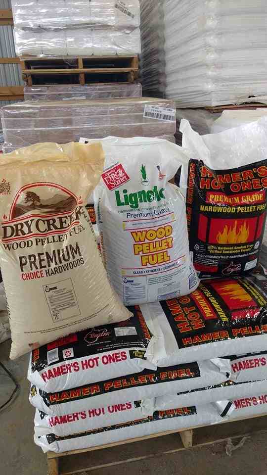 Animal Feed — Sacks of Wood Pellet in Union City, PA