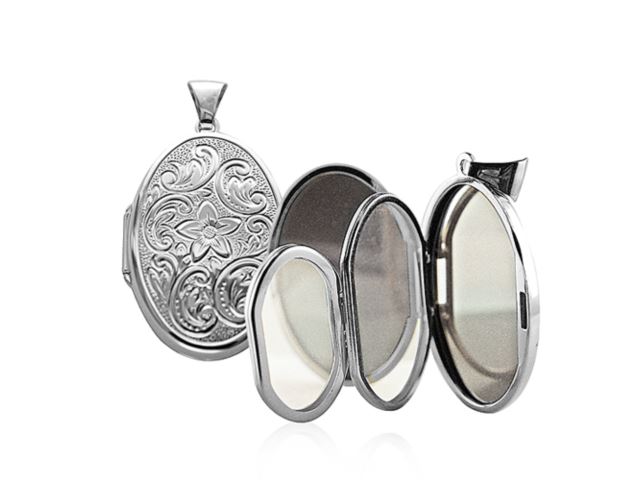 silver family lockets