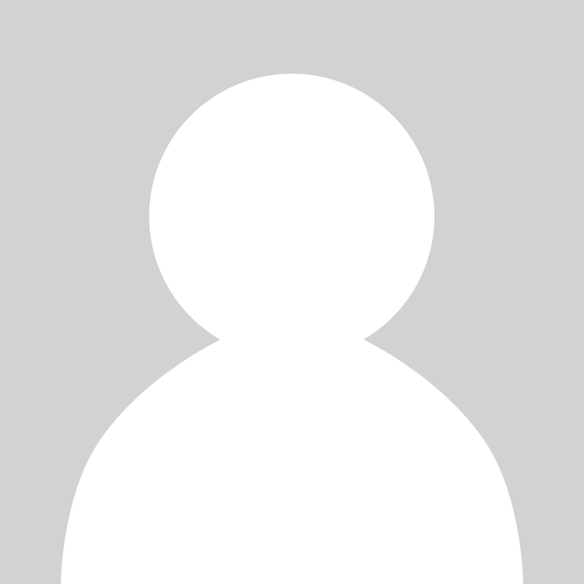 A silhouette of a person without a face on a gray background.
