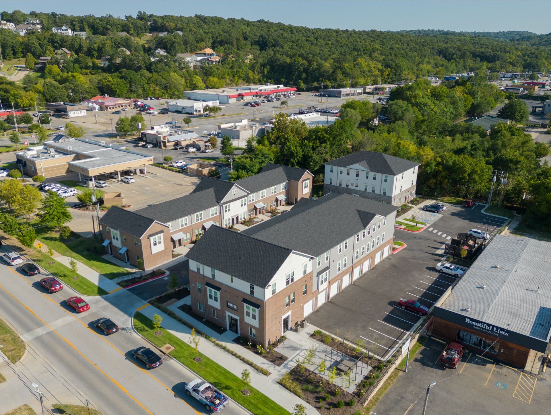 aerial view of exterior