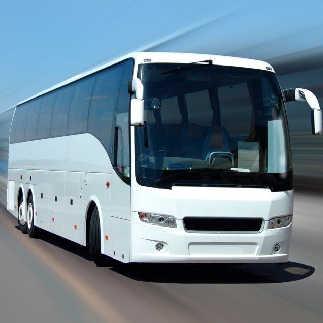 Large white coach
