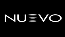 The word nuevo is written in white on a black background.