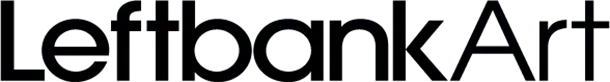 A black and white logo for leftbank art