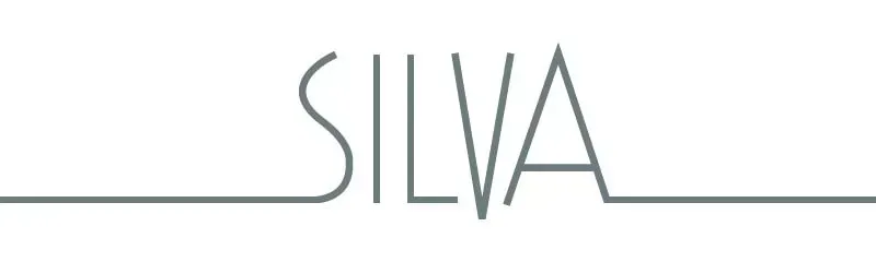 The word silva is written in a line on a white background.