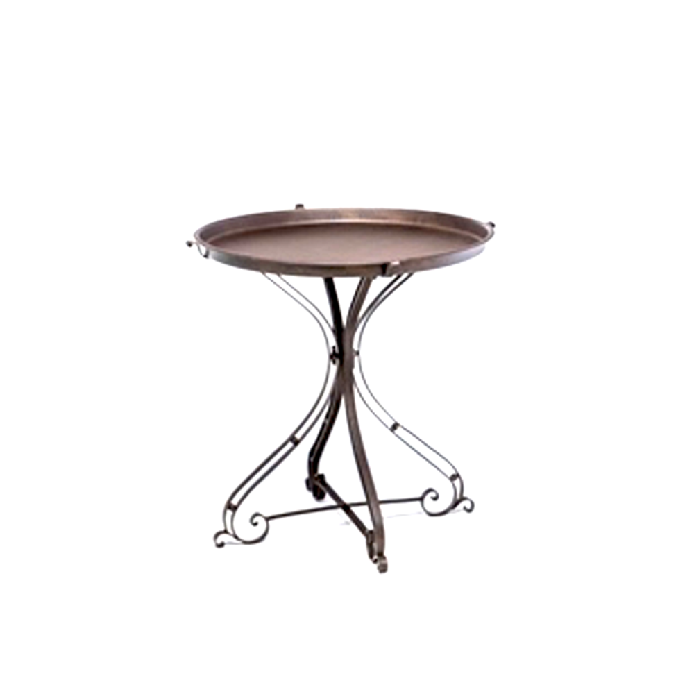 Mesa Lateral Ferrugem Redonda