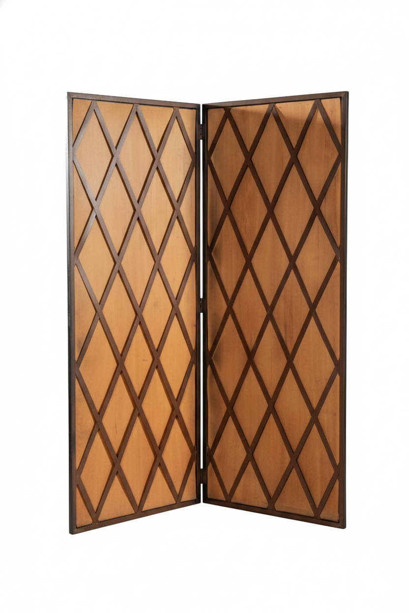 Biombo Ferrugem Duplo