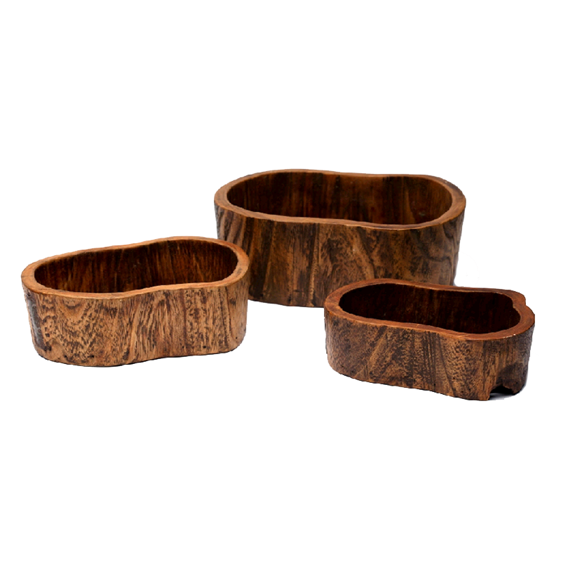Cachepot Madeira Curvo