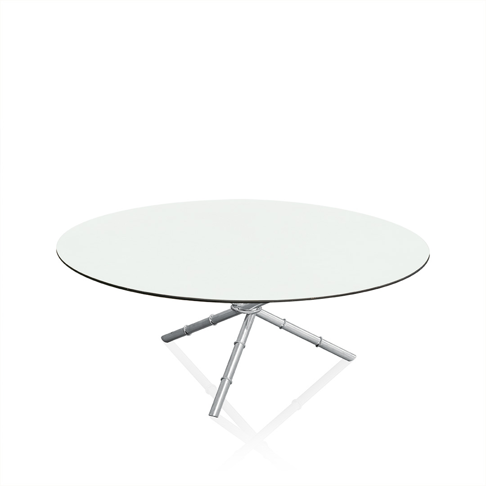 Espelho 80cm com Pé Mesa Lateral