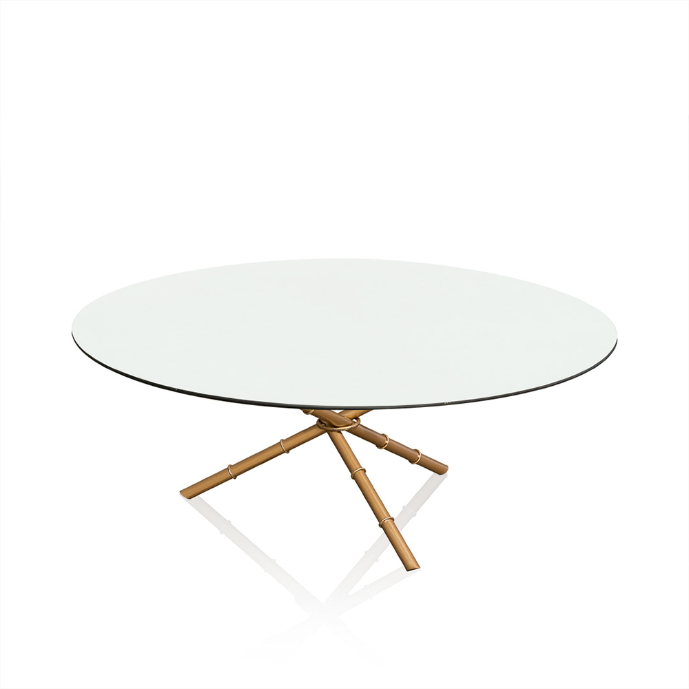 Espelho 80cm com Pé Mesa Lateral