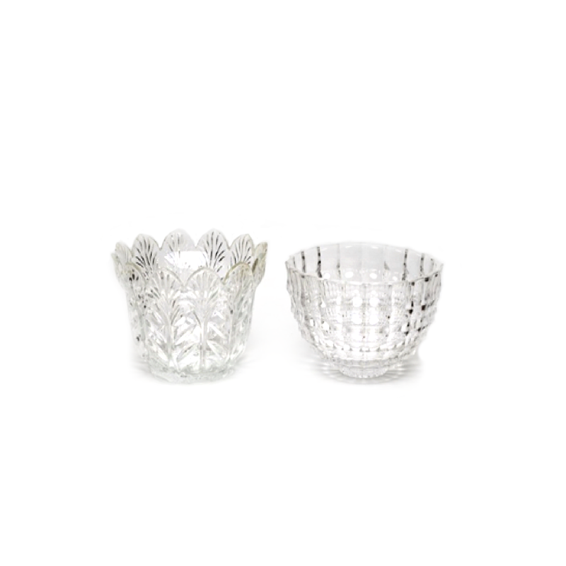 Saladeira Cristal Folhas