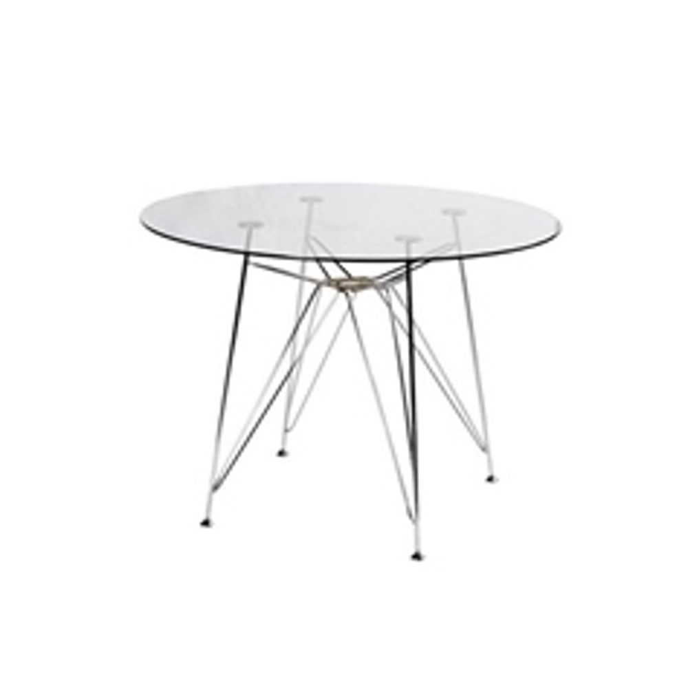 Vidro Redondo com Pé Mesa Torre