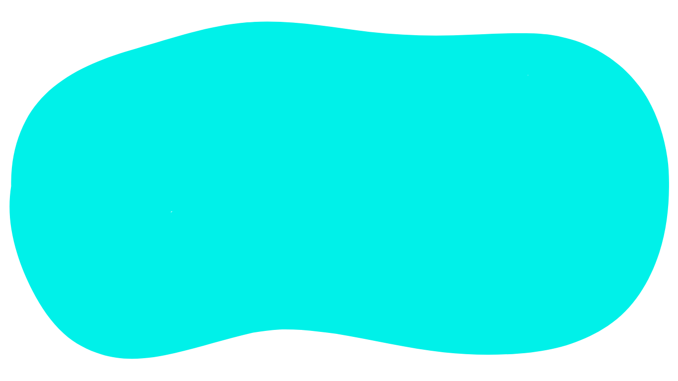 Light blue, rounded shape.