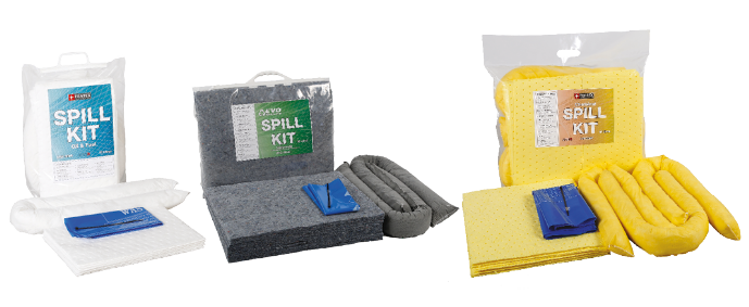 Clip-Top And Heat Sealed Spill Kits