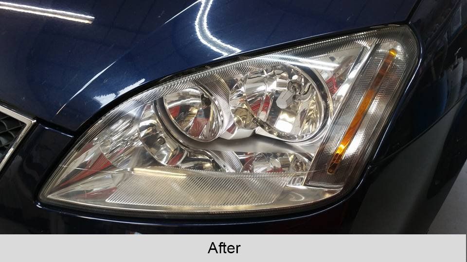after headlight restoration