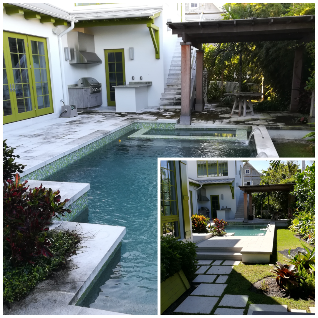 Exterior house power washing in Old Naples