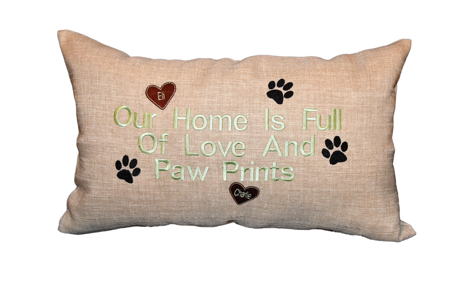 Pet Lovers Throw Pillow Cover for 12 x 20 pillow insert