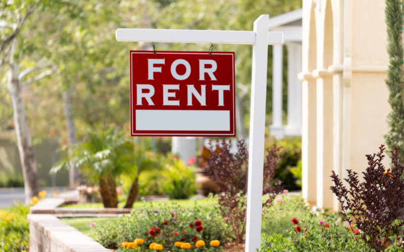 for rent sign