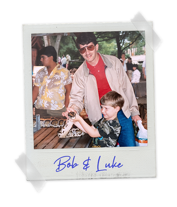 photo of father and son