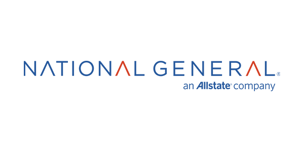 National General logo with blue and orange text, “an Allstate company” underneath