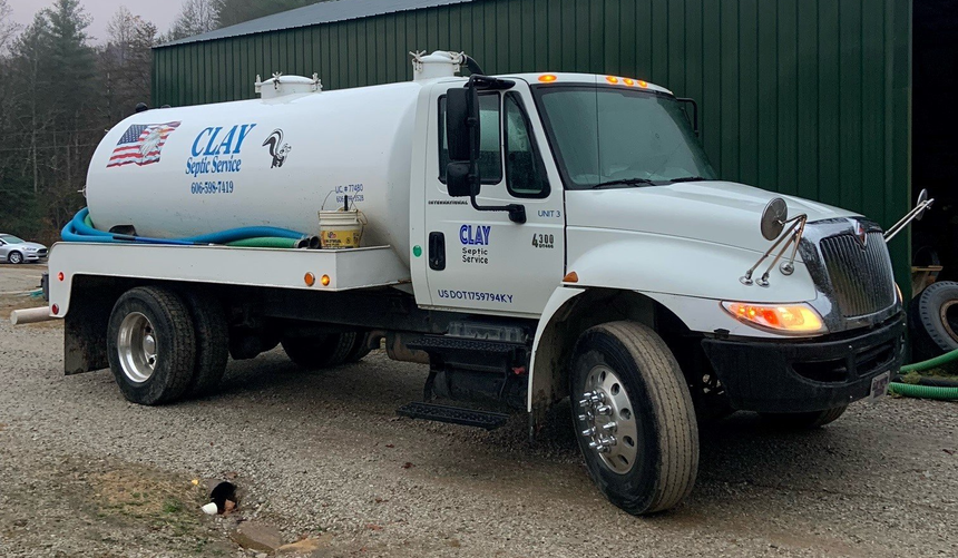 Septic Tank Truck — Manchester, KY — Clay Septic Pumping & Portable Restrooms