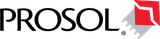 Le logo de Prosol, composé du texte noir « PROSOL » à côté d'une icône carrée rouge avec une découpe géométrique blanche.