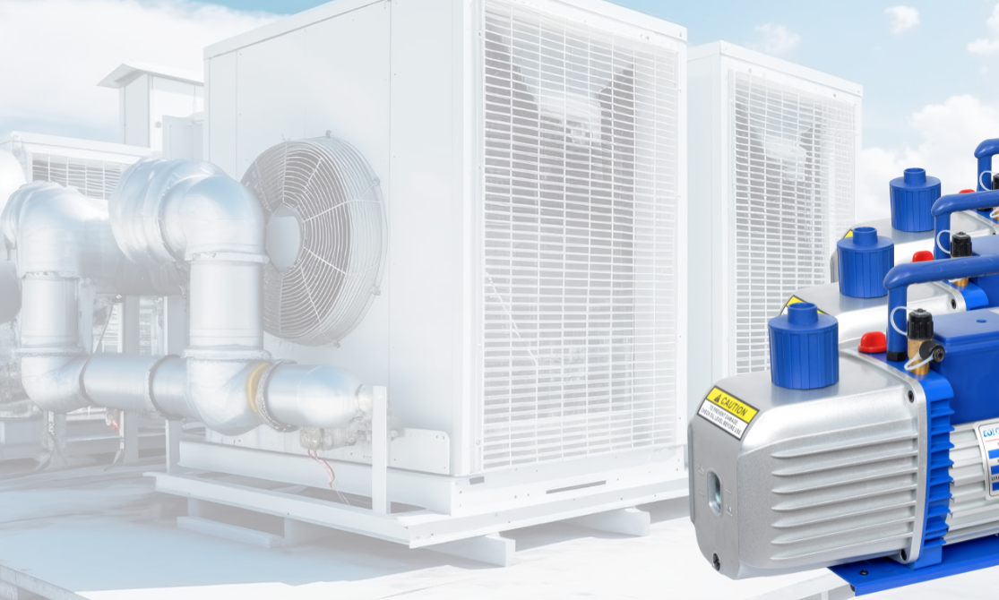 Bomba de Vácuo Simples ou Duplo Estágio