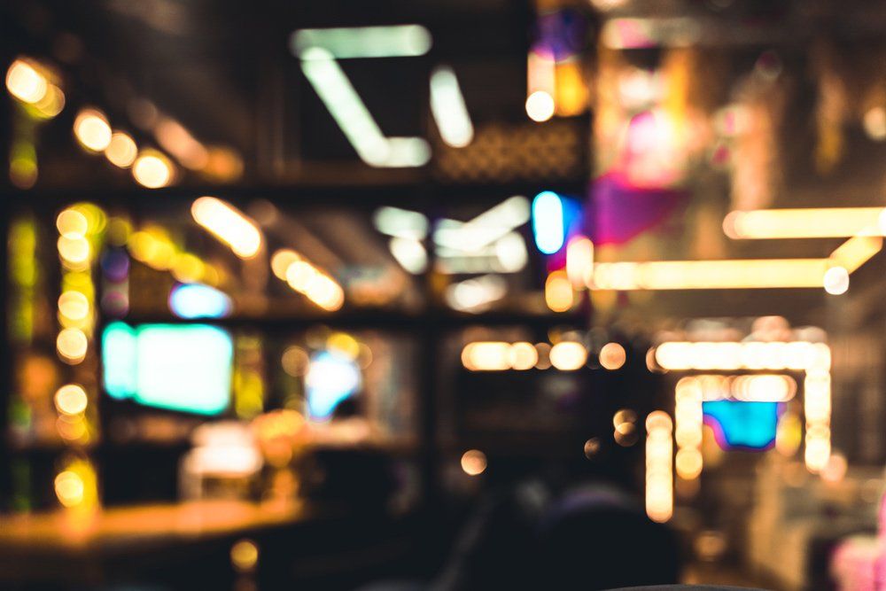 Casino Neon Blurred Lights Indoors — Aurora, IL — Hansen's Motel