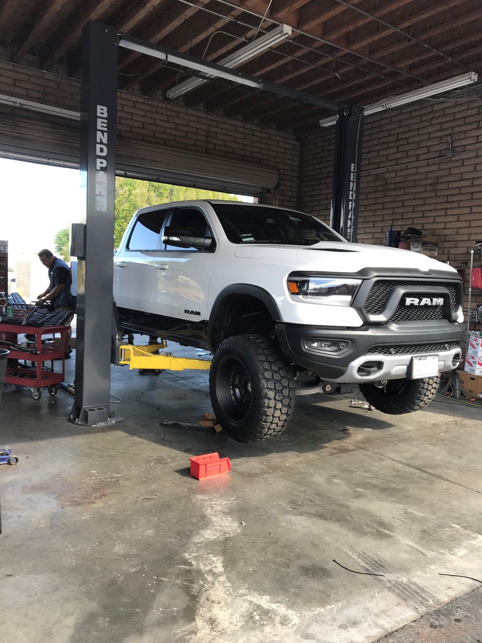 Lifted Ram truck