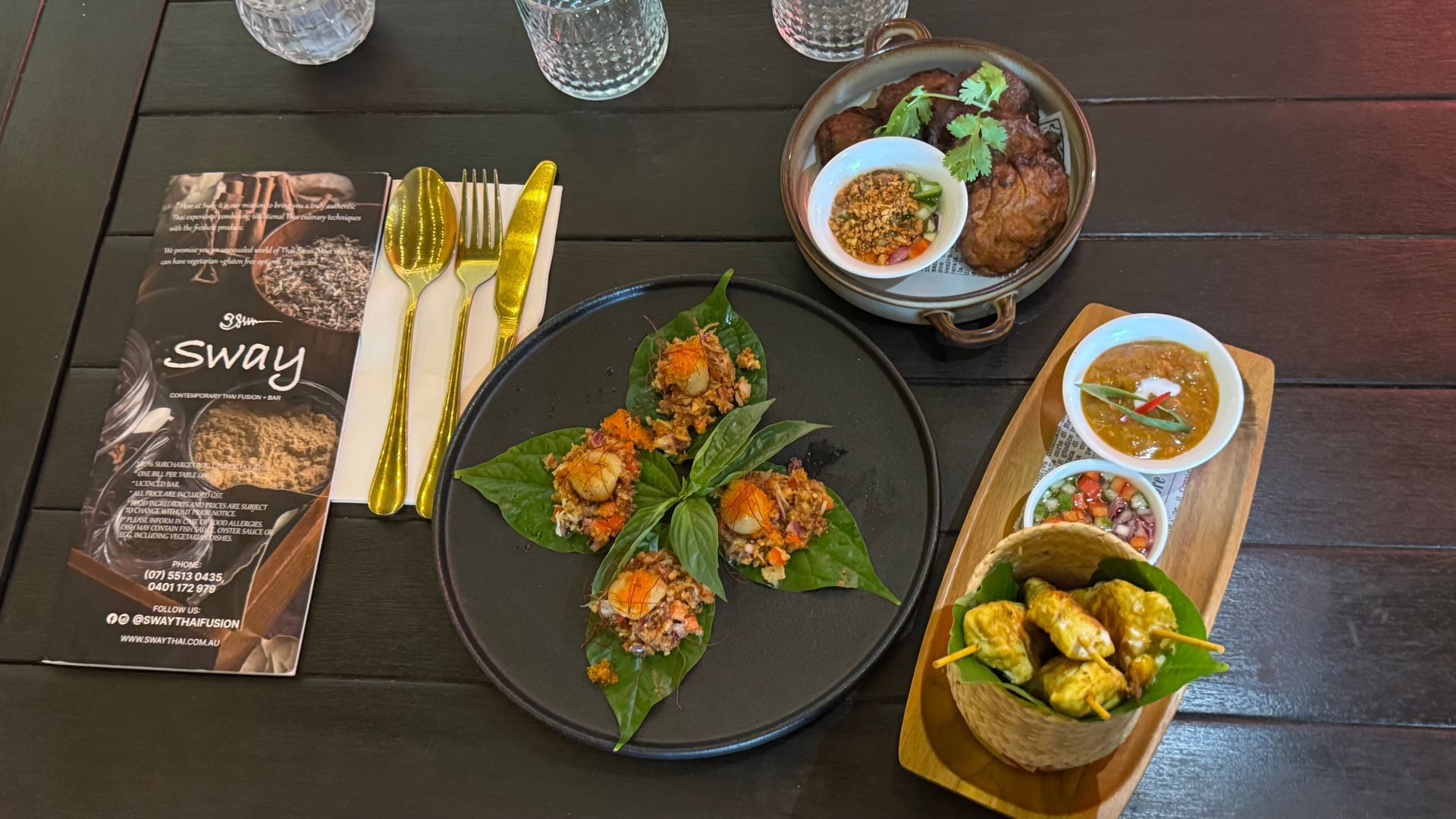 Various Dishes — Sway Thai Fusion & Bar In Tweed Heads South, NSW