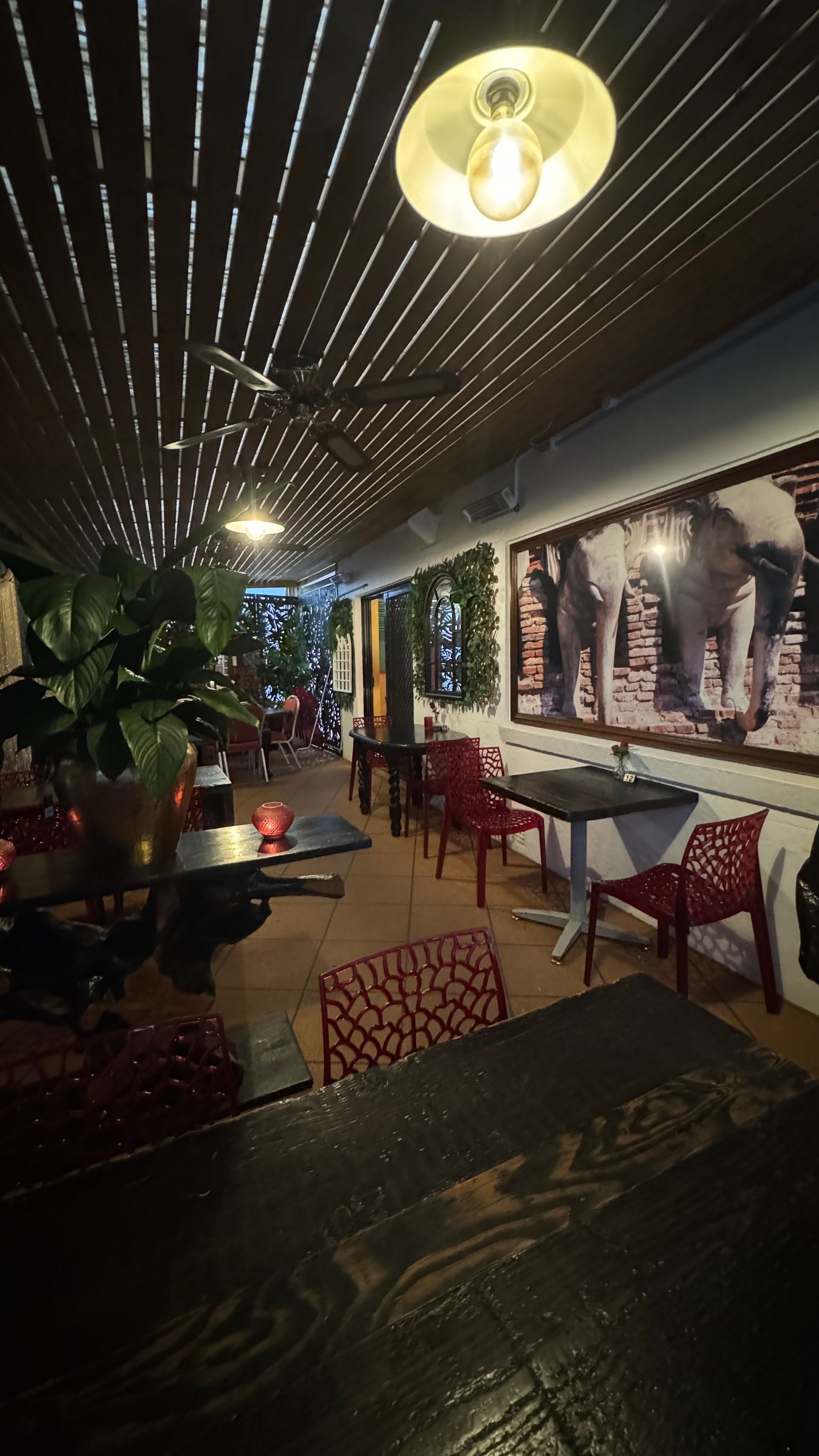 A View Of Some Outside Seating — Sway Thai Fusion & Bar In Tweed Heads South, NSW
