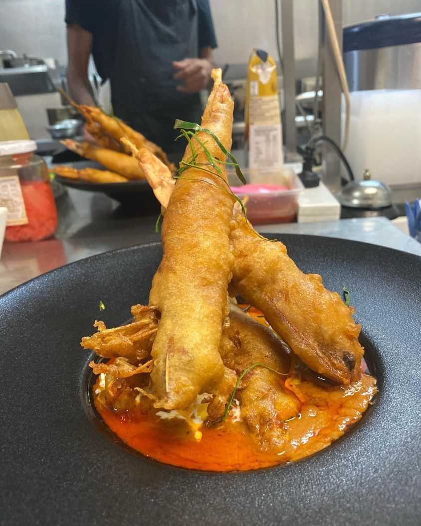 A Close Up of a Plate of Food in a Kitchen — Sway Thai Fusion & Bar In Tweed Heads South, NSW