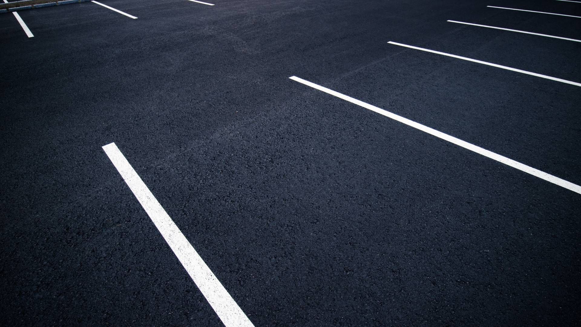 A parking lot with asphalt striping near Lexington and Richmond, Kentucky (KY)