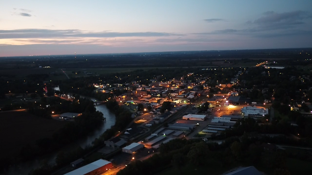 An aerial image of Cynthiana, Kentucky (KY)