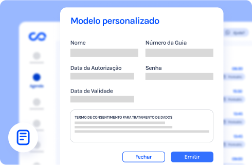 Uma captura de tela de uma página da web que diz modelo personalizado