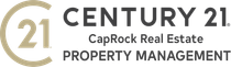 the logo for century 21 caprock real estate property management