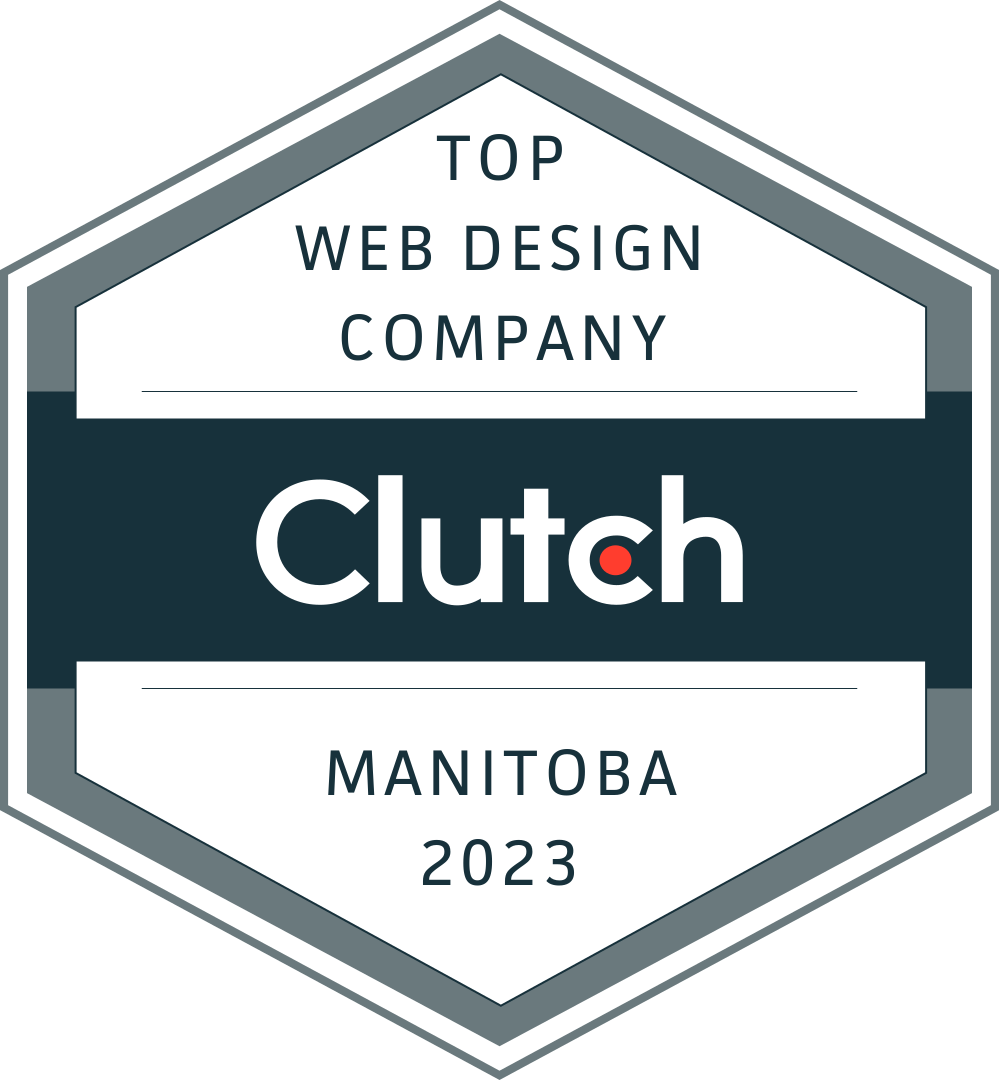 Accomplishment for Top web design company in Manitoba 2023 Clutch