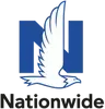 Nationwide logo with blue eagle and black text on white background