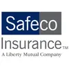 Safeco Insurance logo with blue and gray text and the Liberty Mutual Company tagline