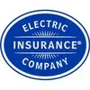Electric Insurance Company blue circular logo with white text