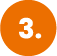 Oranger Kreis mit der weissen Zahl 3 darin.