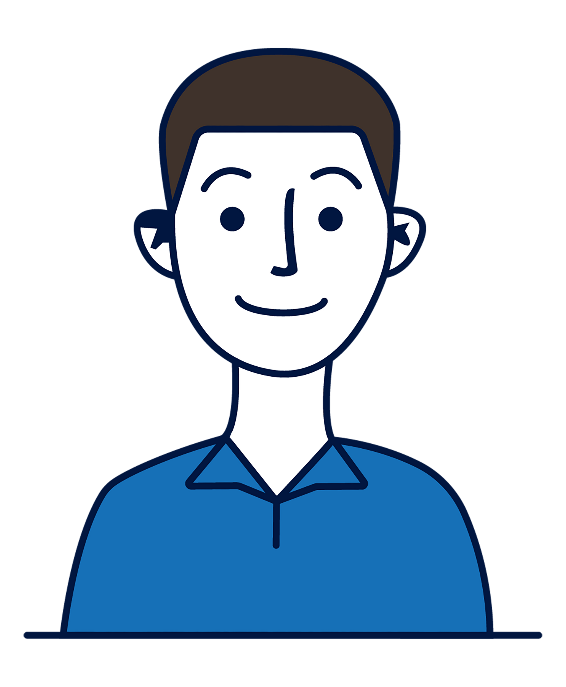 Illustration von einem Mann