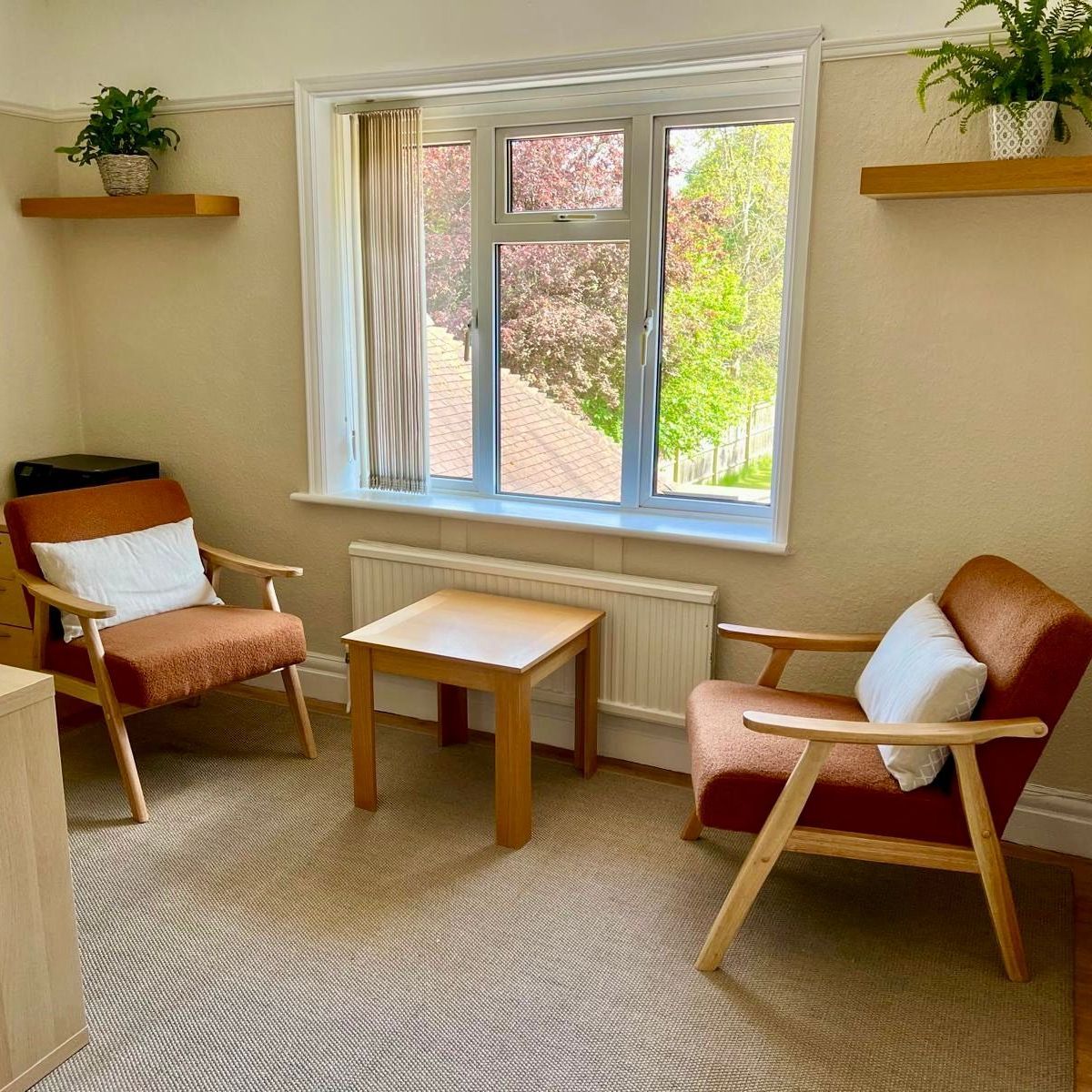 Comfortable counselling lounge