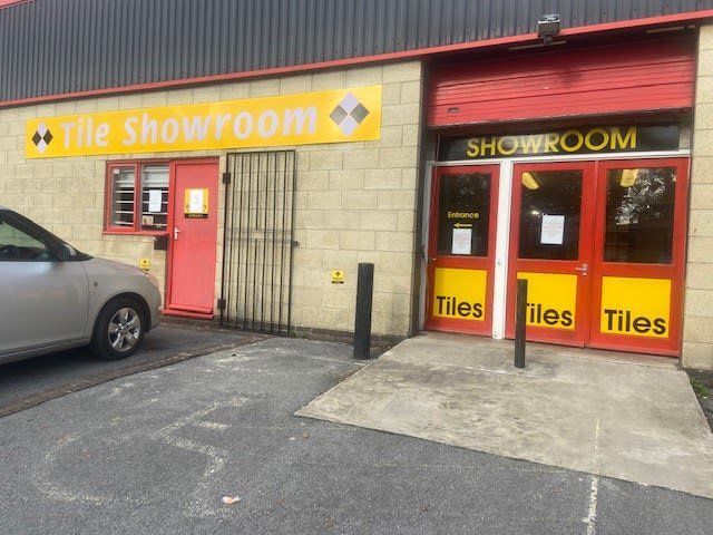 the exterior of the showroom