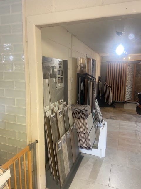 tiles on display