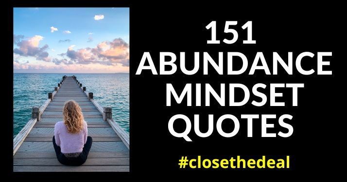 151 Abundance Quotes to Sharpen Your Mindset / Mentality