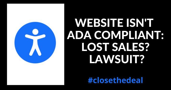 Blue Circle with stick figure represent ADA compliant website