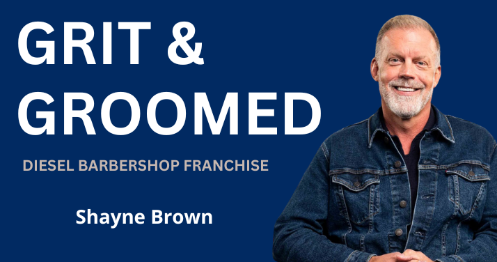grit and groomer is the title...man sitting down with silver hair and beard